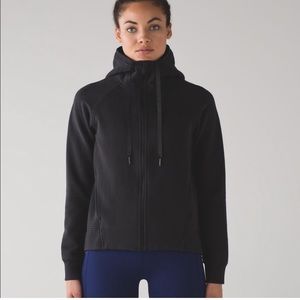 Black Lululemon Fleece Please Hoodie - Size 6